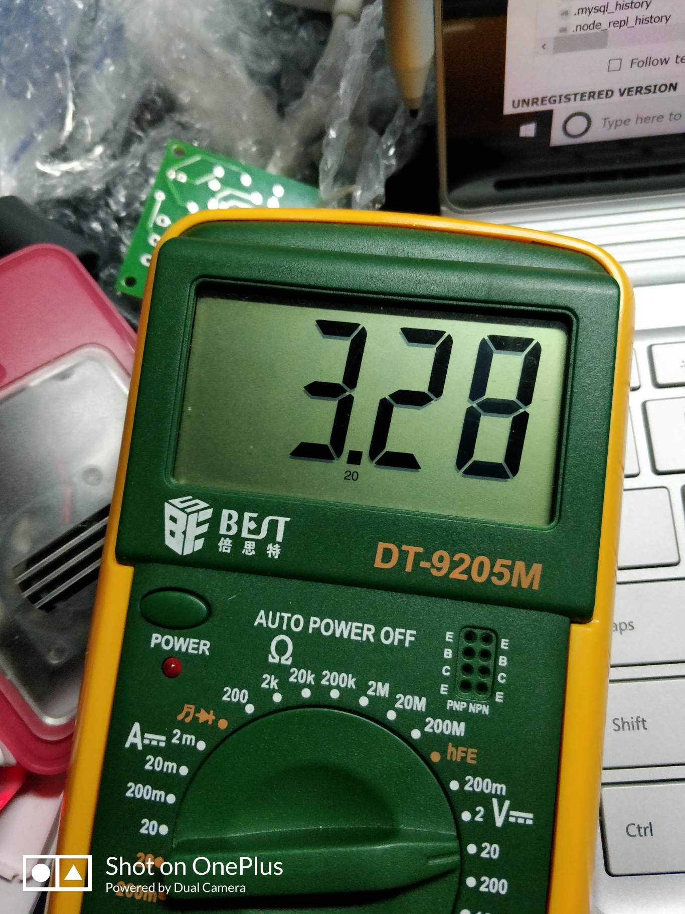 万用表检测电压